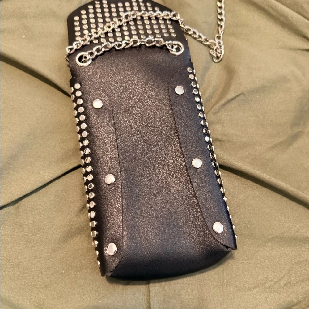Studded Black Phone Case